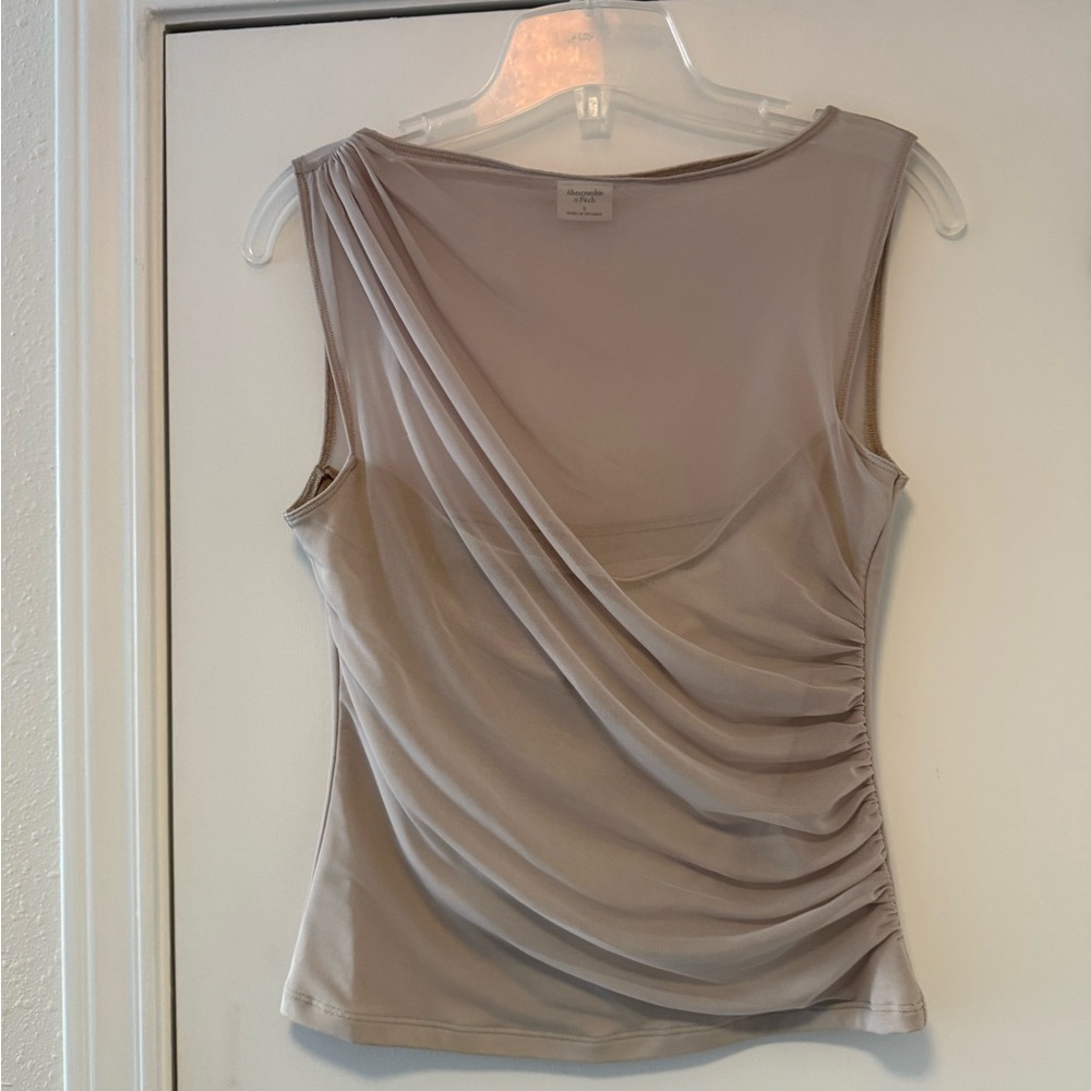 Abercrombie Draped Slash Top